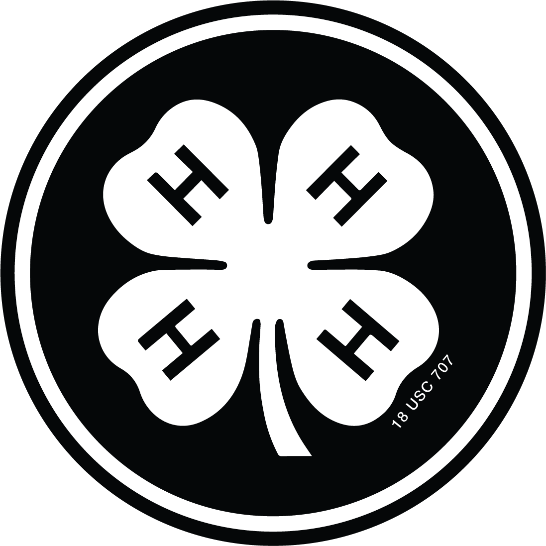 4H Icon black